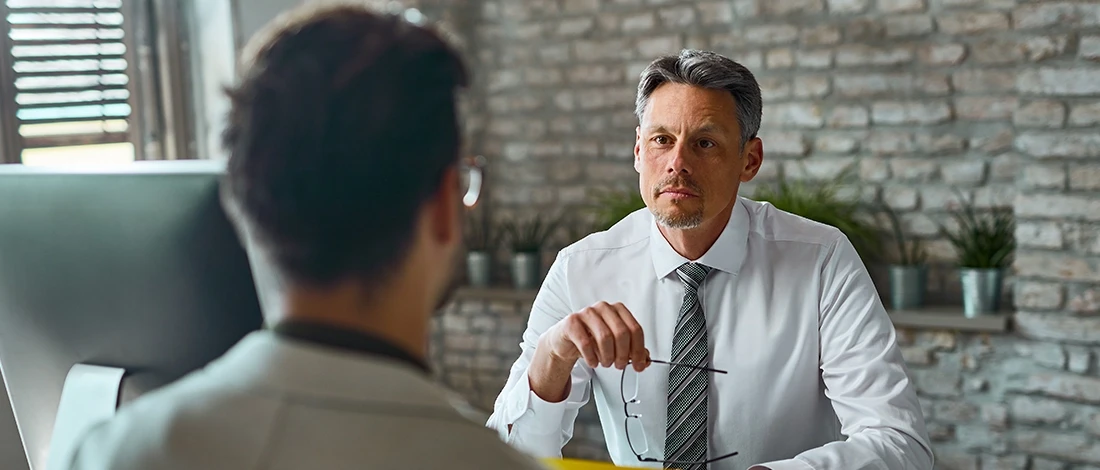 Talking in the office about how to change registered agent in connecticut