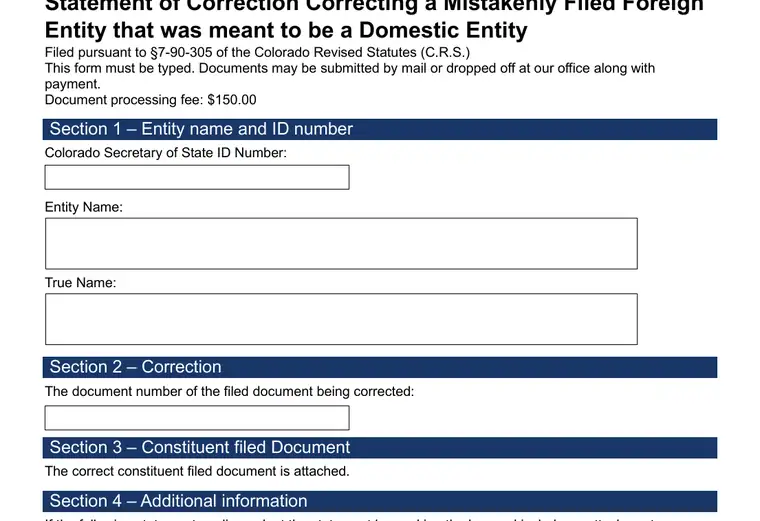 Official Colorado LLC formation filing source