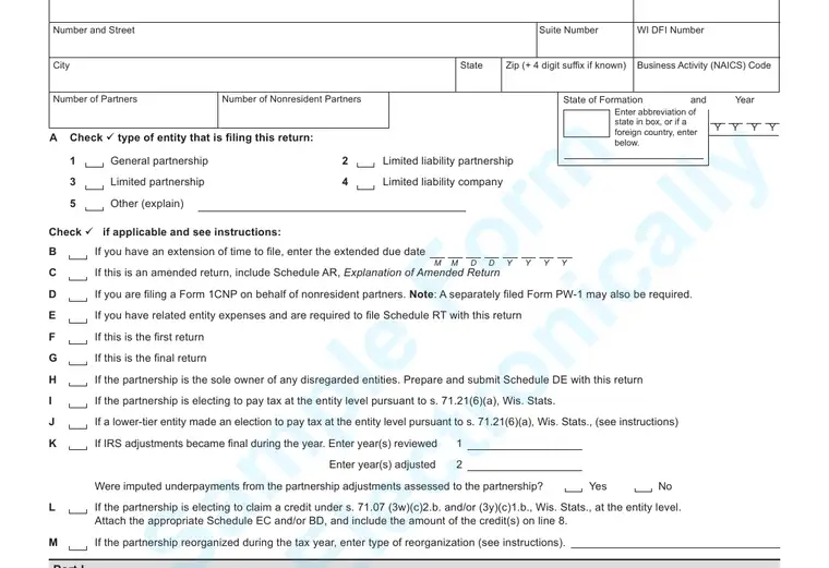 Official Wisconsin LLC tax form or instructions showing state filing requirements, tax details, and due-date information