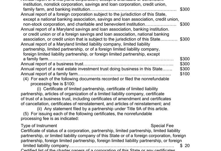 Official Maryland LLC formation filing source