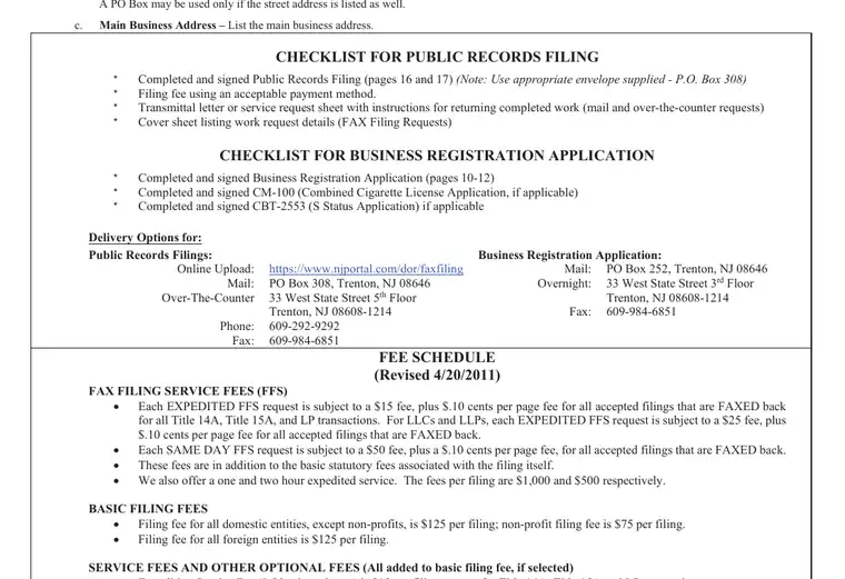 Official New Jersey LLC formation form showing registered-agent, organizer, and submission details