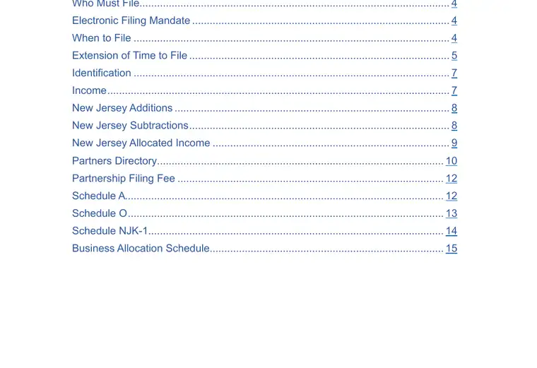 Official New Jersey LLC tax form or instructions showing state filing requirements, tax details, and due-date information