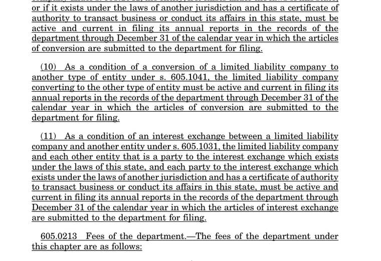 Official Florida LLC formation filing source