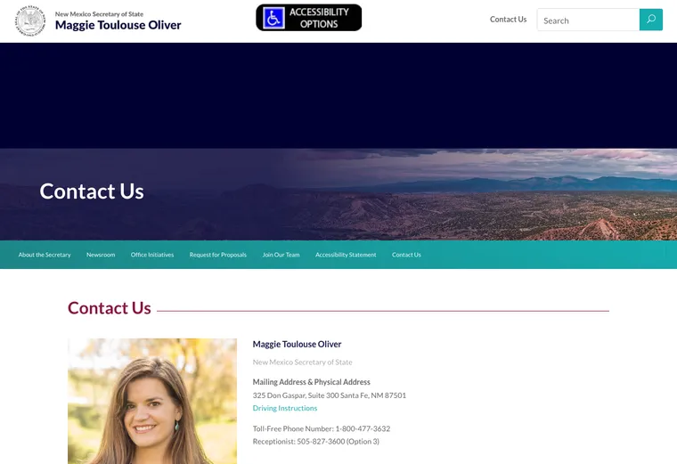Official New Mexico business-record guidance showing how to review entity status, filings, or record details