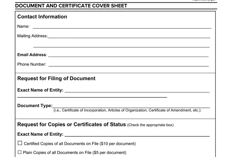 Official New York LLC formation form showing the LLC name and filing details