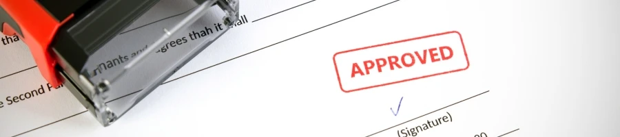 Approved business permit
