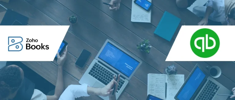 A comparison between Zoho Books and QuickBooks