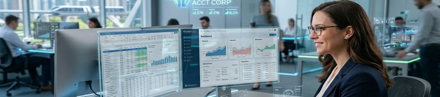 woman looking at computer screen