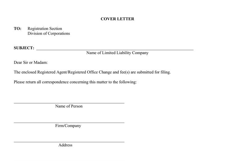 Official Florida registered-agent requirements source screenshot showing agent requirements and filing details