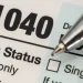 Tax form about to be filled out for LLC business taxes